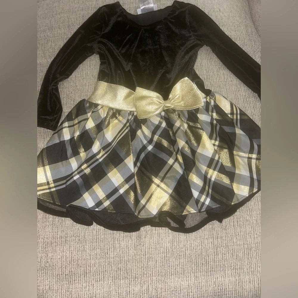 Bonnie Jean Elegant Black Dress - Picture 3 of 5